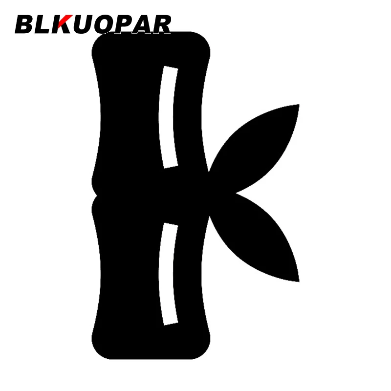 

Автомобильная наклейка с бамбуковым силуэтом BLKUOPAR, индивидуальная Водонепроницаемая наклейка с защитой от царапин для холодильника, лобового стекла