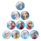 Disney холодное сердце анимация 12 мм15 мм16 мм18 мм20 мм25 мм фото стекло кабошон купол плоская задняя часть DIY ювелирных изделий работа