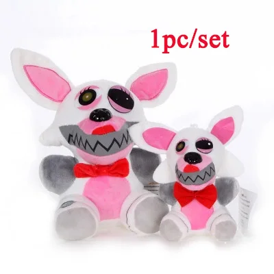 H 18/25Five Nights At Freddy's» «пять ночей у Фредди» с рисунком персонажей из игры «пять ночей в Фредди» плюшевые игрушки и куклы из мультфильма медведь Фредди фазбер Фокси» из мультфильма для мальчика, Бонни и Чика мягкие игрушечных пластиковых экшн фигурок Детский подарок - Цвет: H