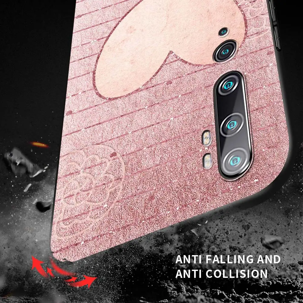 

Rose Gold Pink Princess Queen Case For Xiaomi Mi 11 Poco X3 NFC Note 10 10T 9T CC9 9 A2 Lite 8 9SE A1 Black Shockproof Shell