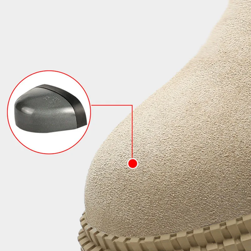 Защитные ботинки ботильоны мужские безопасные рабочие неразрывная обувь со