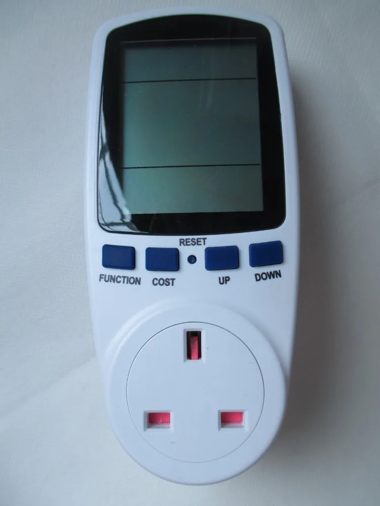 Fixmee Великобритании Мощность потребление энергии ватт Ампер Вольтметр