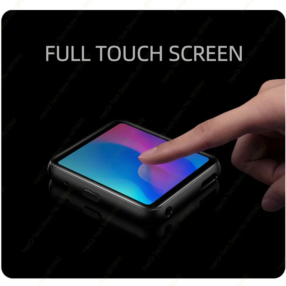 BENJIE K1 полный сенсорный экран Bluetooth MP3 плеер с fm-радио, рекордер, электронная книга портативный аудио 8 Гб 16 Гб мини клип музыкальный плеер