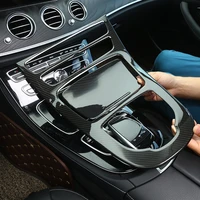 for mercedes benz e class w213 2016 2021 car styling abs car center console gear panel frame cover trim stickers car accessories