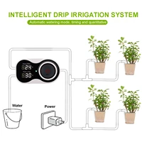intelligent garden automatic watering pump watering device solar energy charging potted plant drip irrigation pump timer system