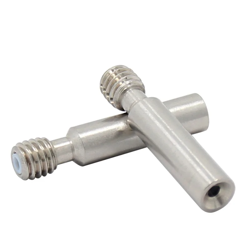 MEGA 2 шт./лот MK8 M6 горло с PTFE 6*30 мм резьба из нержавеющей стали длиннее подача 1 75 нить