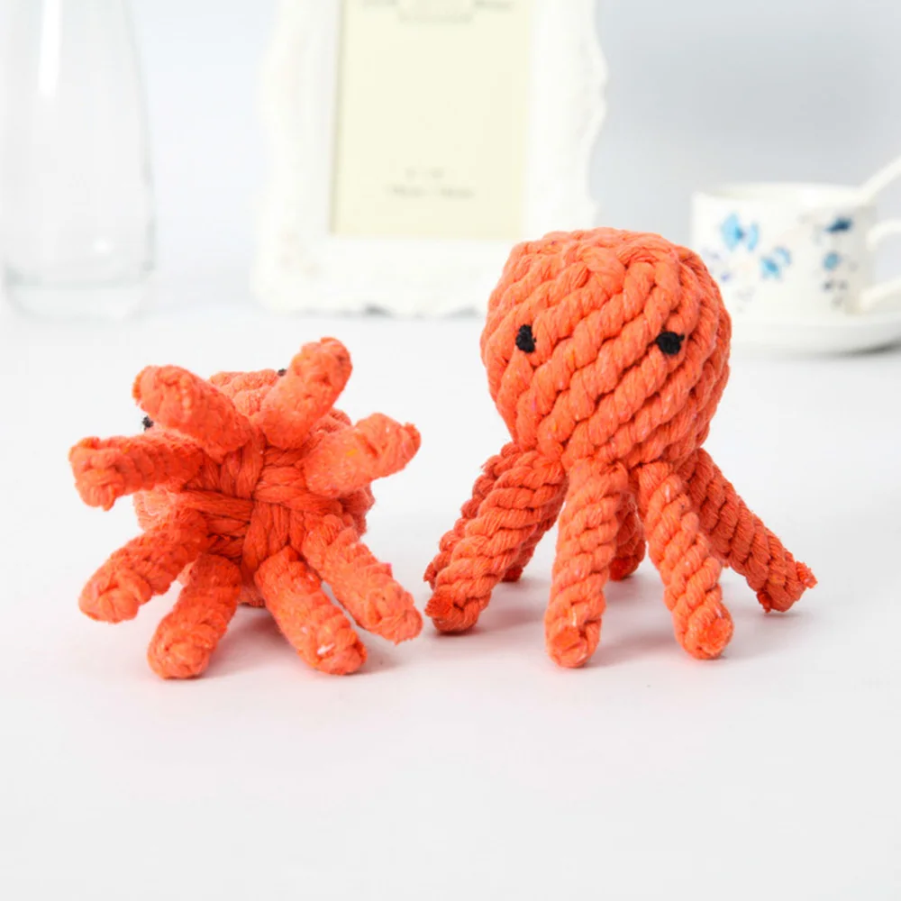 Жевательные игрушки для собак ручная вязка всех видов милых животных чистящие