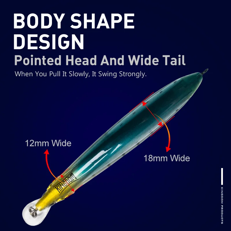 Приманка в виде гольяна для морской воды 120 мм/23 г 130 мм/30 | Спорт и развлечения