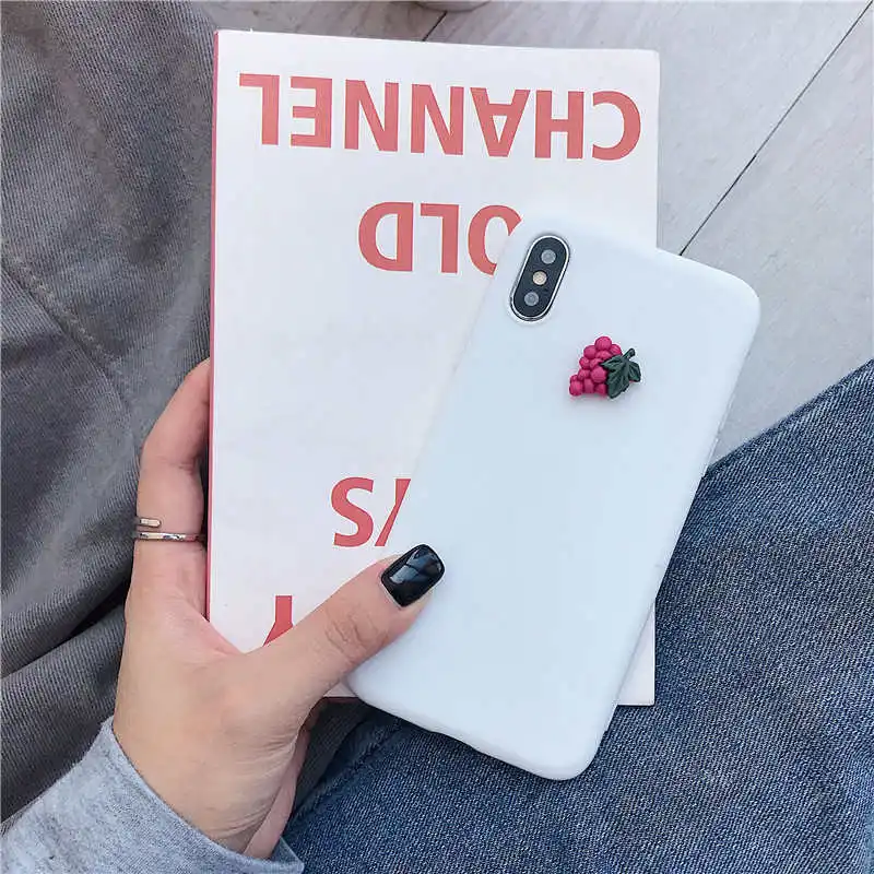 white grape 3D Симпатичные Фрукты чехол для Samsung Galaxy J2 j3 j4 j5 j6 j7 j8 pro plus Prime core банан персик виноград мягкий funda - Цвет: white grape