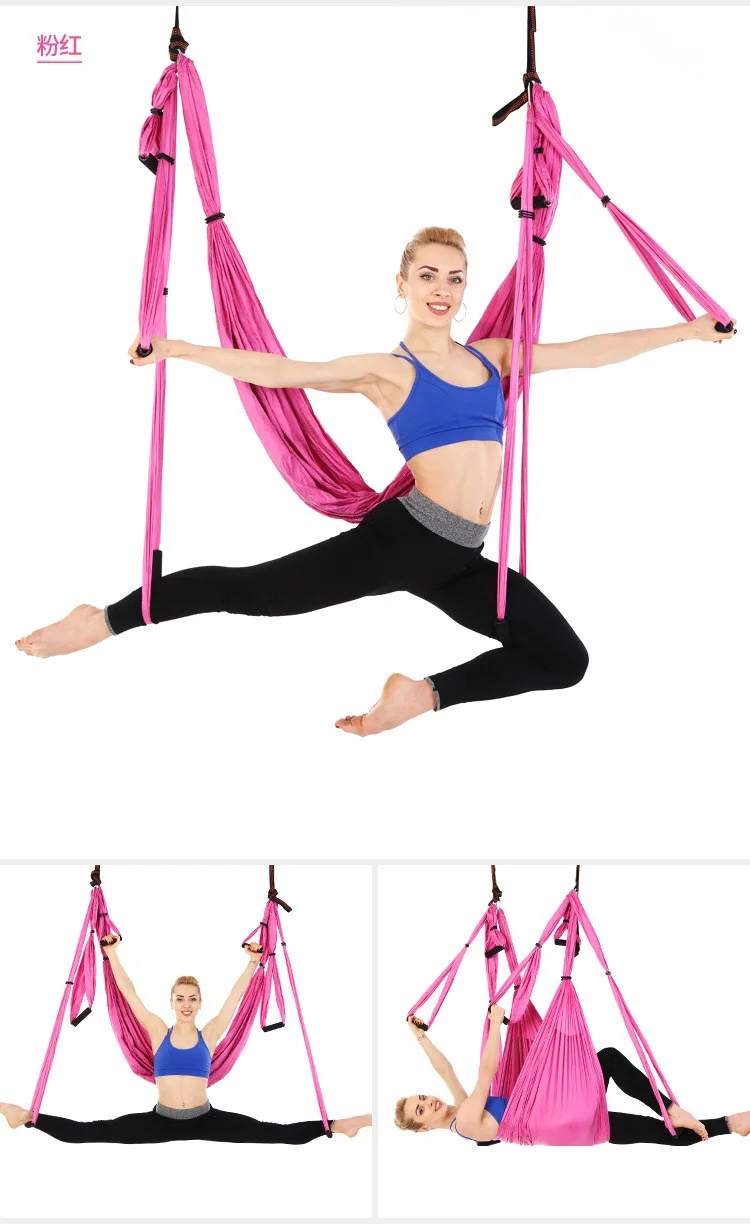 Полный комплект 6 ручек антигравитационный потолочный гамак для аэройоги