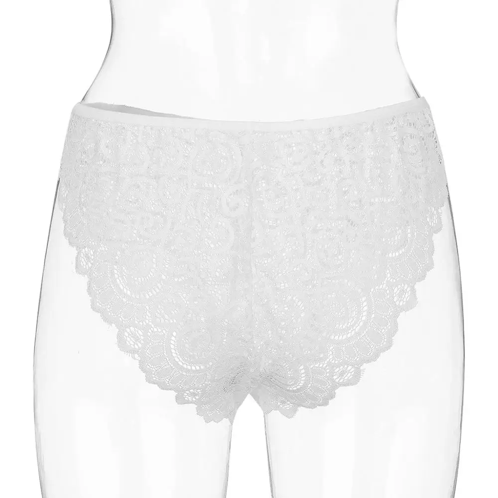 Здоровое антибактериальное женское кружевное нижнее белье однотонные Бесшовные