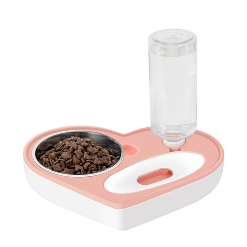 

Pets Love Moisture Dual-use Bowl, Dry And Wet Separation Versatility, Detachable Design, Material Is ABS And Stainless Steel, We