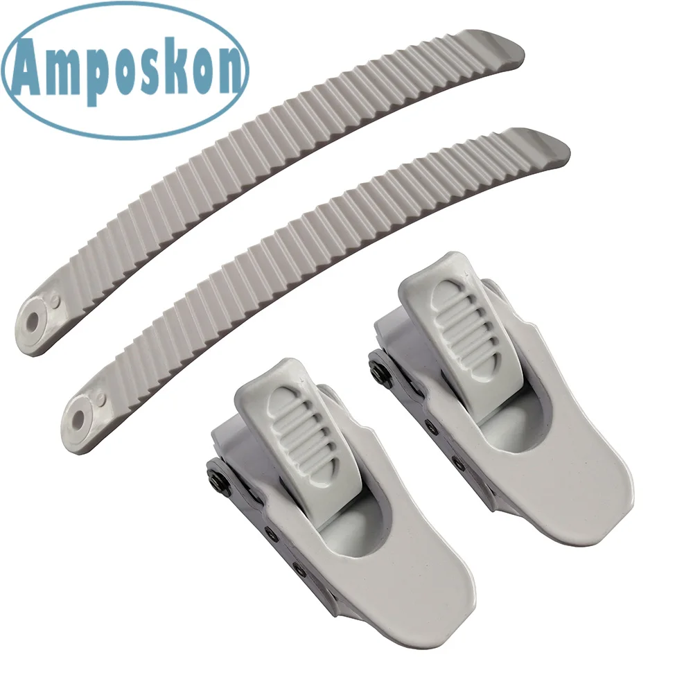 1 компл. переплетные детали для сноуборда 2 пряжки и ремня лодыжки белый ремешок