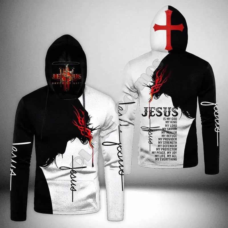 

Jesus 3D Printed Hoodies Harajuku Fashion Sweatshirt Women For Men Casual Pullover Hoodie Mask Warm USA Size Drop Shipping