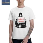 Прошу для изменения Бэнкси футболки для мужчин хлопок смешные футболки с круглым вырезом арт футболка с коротким рукавом Одежда размера плюс
