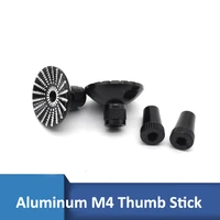 1pair m3 m4 aluminum transmitter joystick thumb stick umbrella thumbstick non slip rocker for rc drone remote controller parts