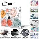 Чехол MTT для ноутбука 2020 дюйма для Macbook Air Pro M1, 13, 14, 12, 15, 16 дюймов с сенсорным кристаллом, жесткий чехол с защитной пленкой для экрана A2289, A2179