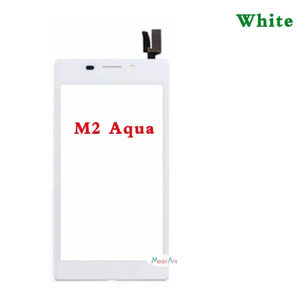 4," для sony Xperia M2 S50H D2302 D2303 D2305 D2306 и M2 Aqua D2403 сенсорный экран дигитайзер Передняя стеклянная Сенсорная панель объектива - Цвет: M2Aqua White No Tool