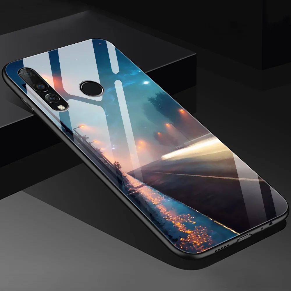 

Pineapple Case for Huawei P30 P20 P40 Lite Pro Mate 30 20 Lite Pro P Smart Plus 2019 Honor 20 10 9X Pro Lite Nova 5 Glass Cover