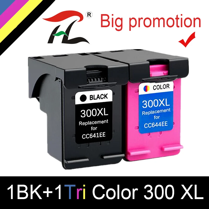 HTL 300XL восстановленная Замена чернильных картриджей для hp 300 Deskjet D1660 D2560 D2660 D5560 F2420