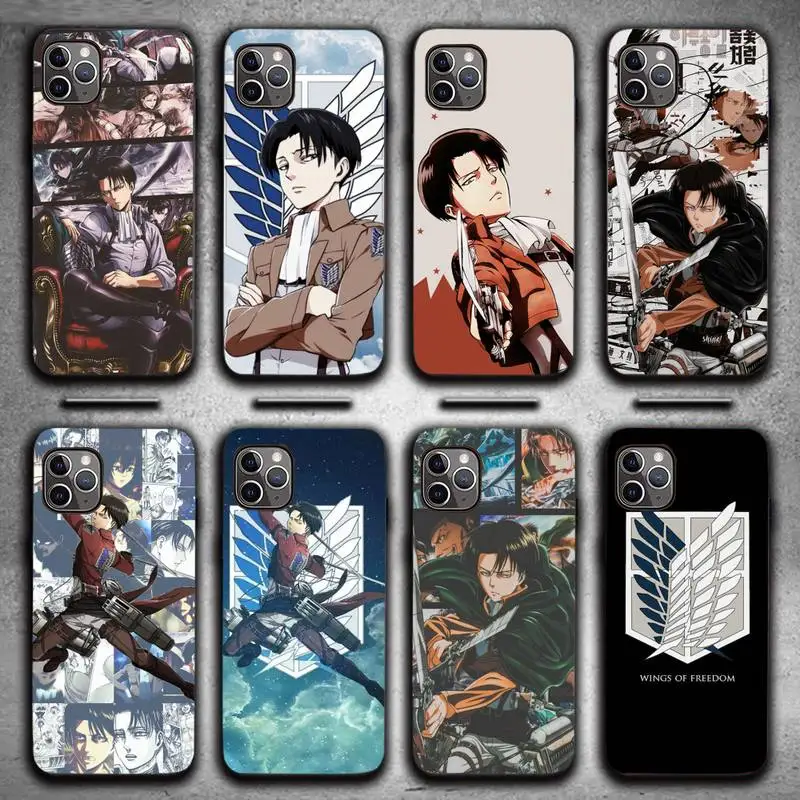 

Attack on Titan Phone Case for iPhone 13 11 12 Pro X XS XR Samsung A S 10 20 30 51 Plus pro Max mobile bags