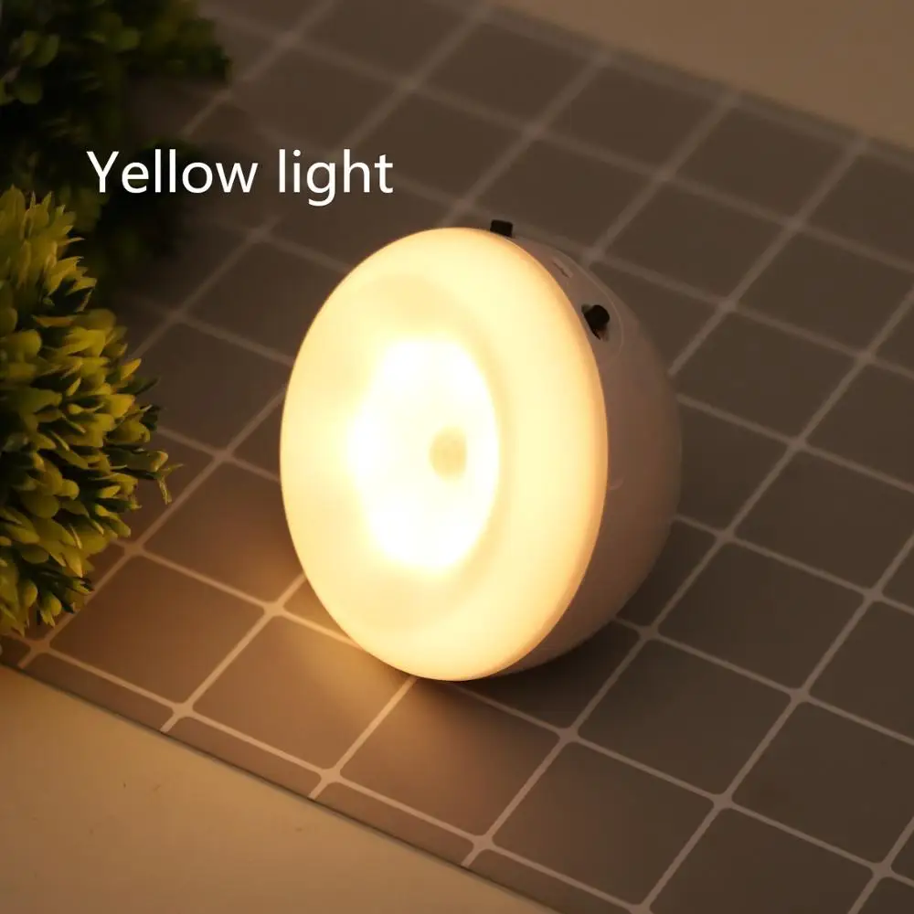 

Rotating night light LED charging human body induction night bedroom bedside table lamp bedroom night market eye care led night