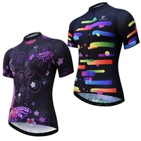 womens cycling jersey breathable quick dry bicycle clothing maillot ciclismo short sleeve mtb bike jersey road cycling shirt