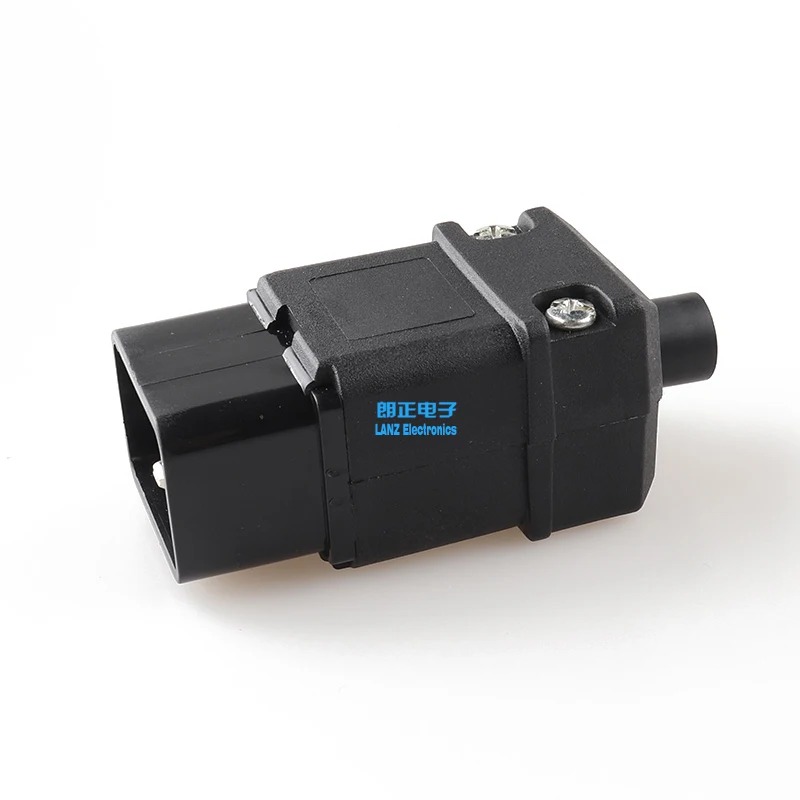 LZ-20-T1/T2 Горячая распродажа! 16A 250V черный IEC C19 C20 с разъемом «папа» Rewireable DIY Мощность 3-контактный разъем