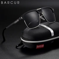 barcur original design polarized sunglasses men sun glasses for men driving square eyeglasses sport glasses