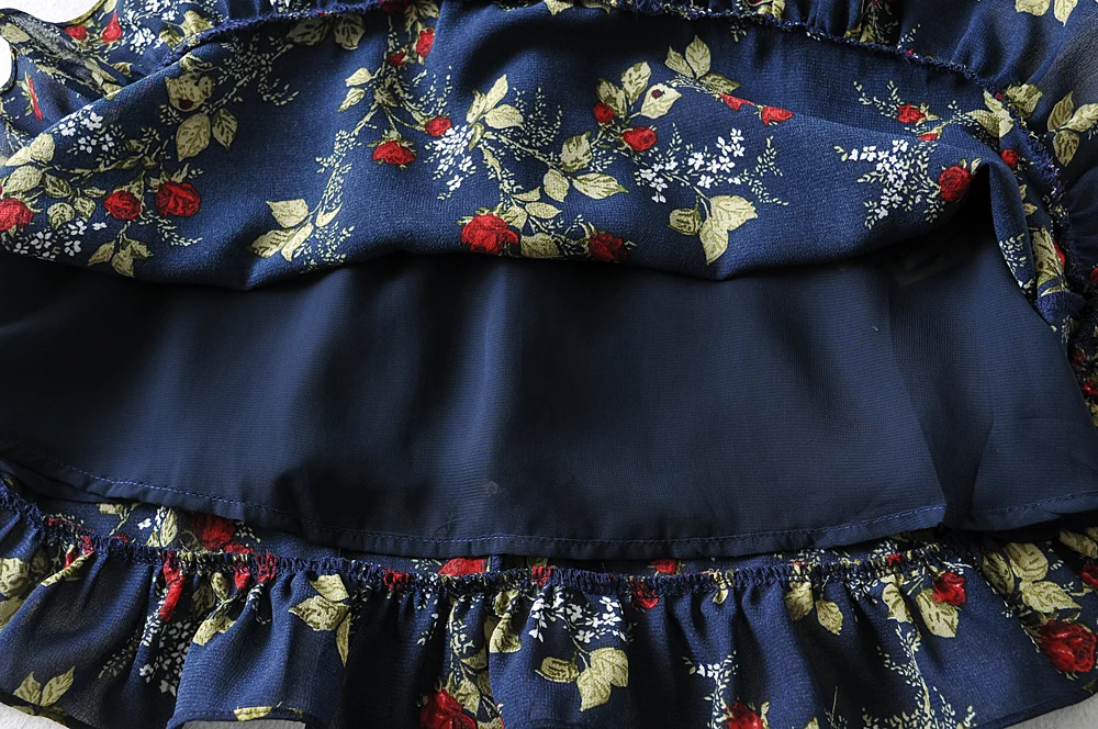 Австралийская нишевая Ретро холодная печать узкое облегающее платье комбинация