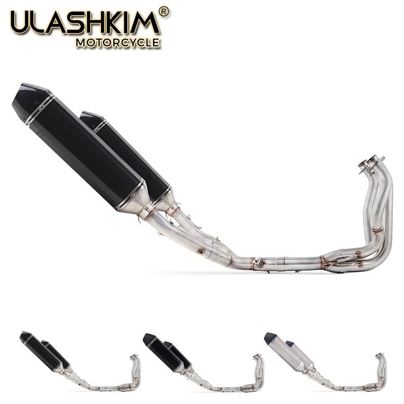 

Z1000 Z1 Ninja1000 2010-2016 Motorcycle Full Exhaust System Muffler Escape Modified Middle Link Pipe