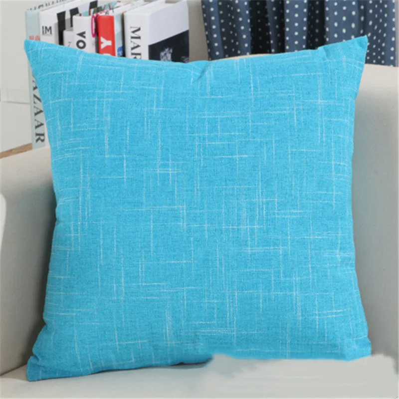 

Candy Color Pillow Case Solid Color Polyester Pink Blue Throw Pillows Decorative Cushion Cover Car Chair Sofa Pillow For Bedroom