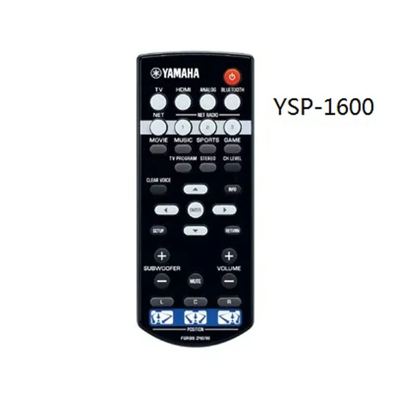 

Для Yamaha YSP-1600 Home новый оригинальный пульт дистанционного управления