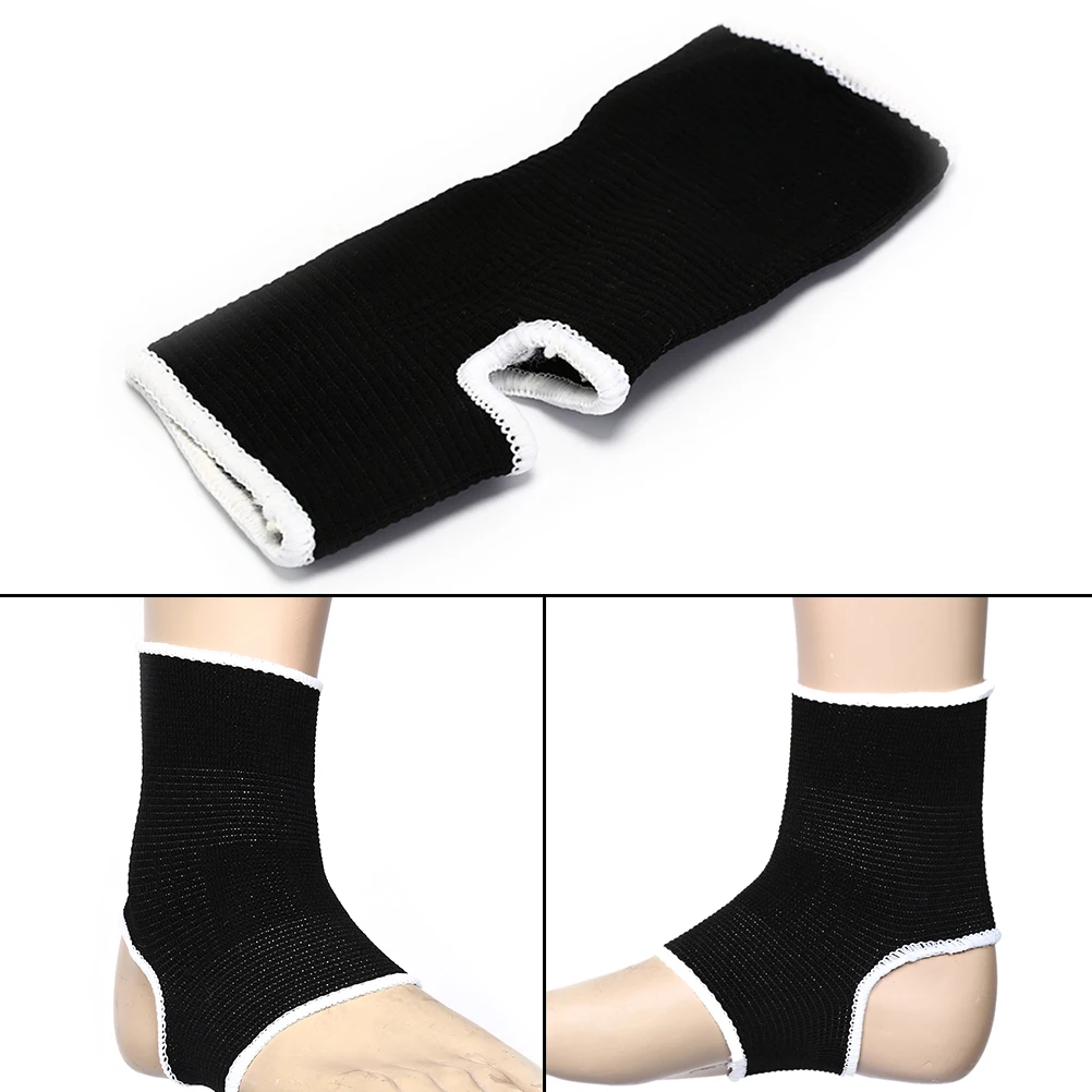 

1/2pcs Elasticated Ankle Foot Pads Support Brace Arthritis Injury GYM Sleeve Elasticated Bandage Ankle Brace Support