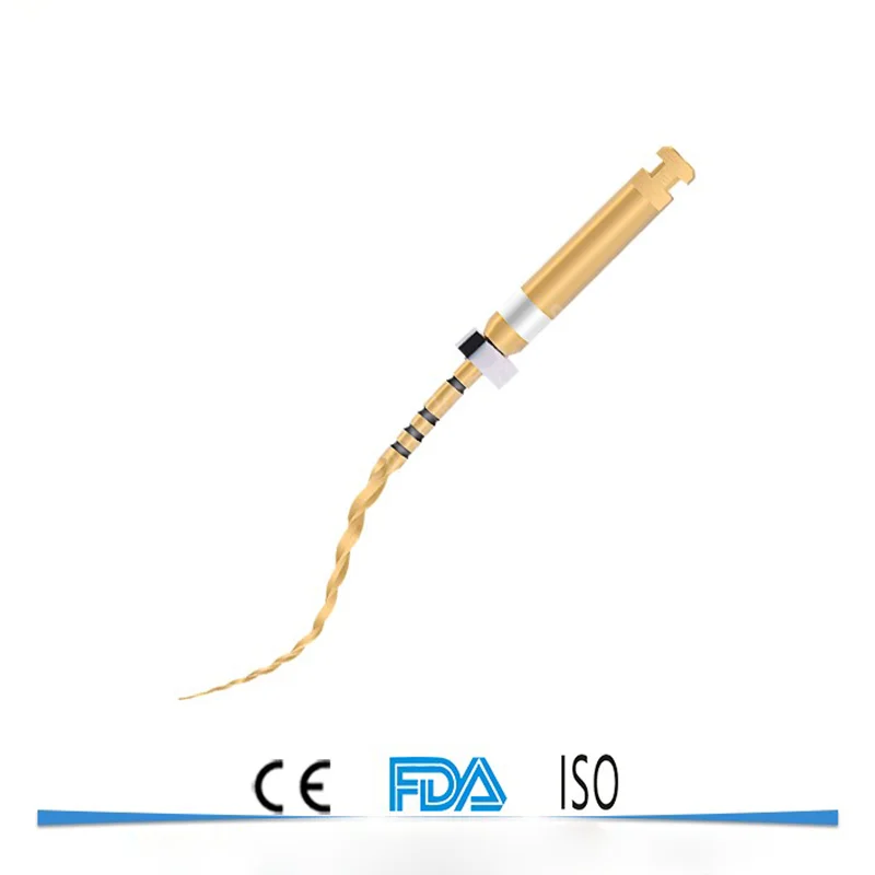 Дентальные файлы Protaper GOLD универсальные NITI, предназначенные для роторного использования в 6 шт./коробка, инструмент для эндодонтической обработки зубов для стоматологов.