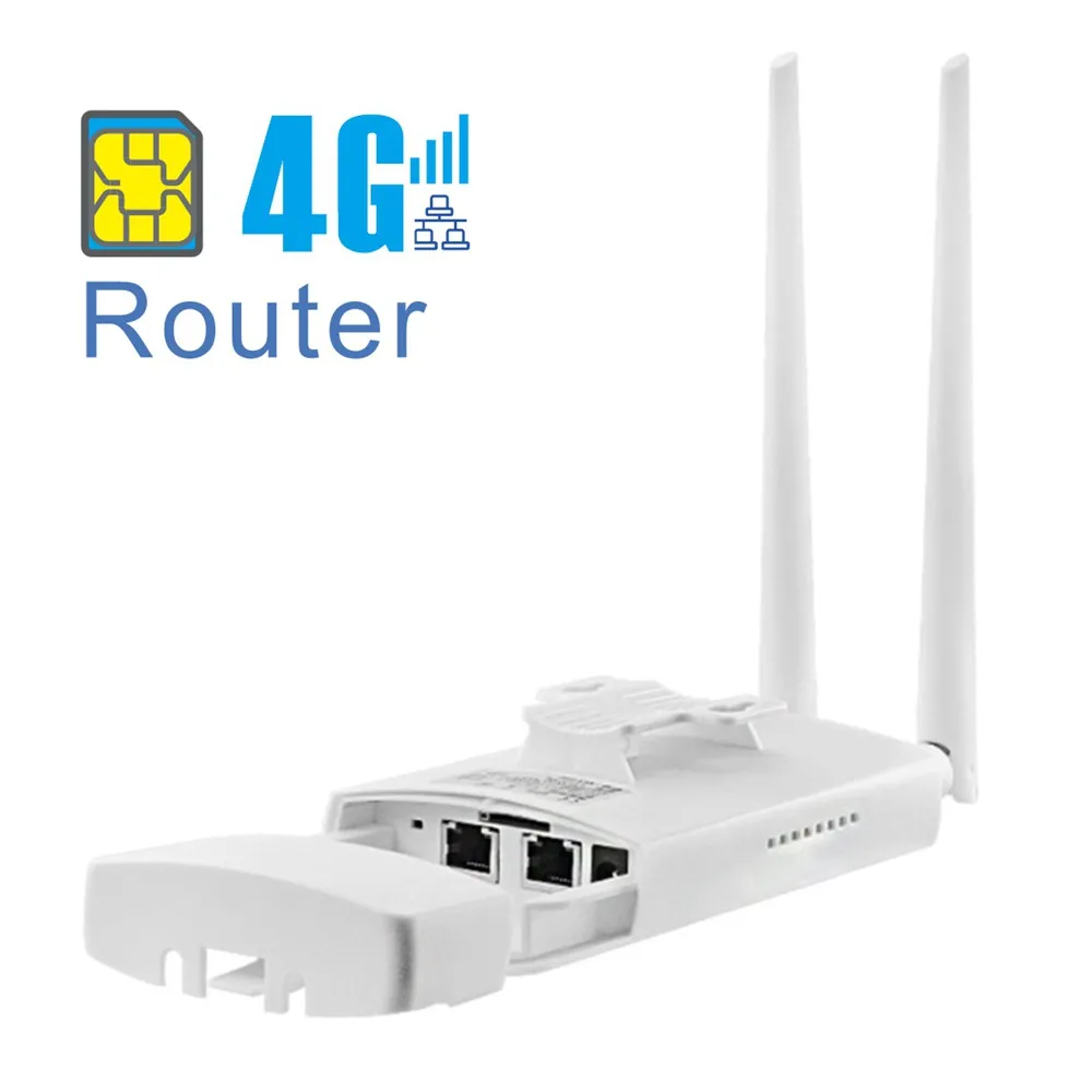4G Роутер модем двойная Wlan LAN 2 RJ45 150 Мбит/с CAT4 LTE сигнал Wi Fi беспроводной проводной AP