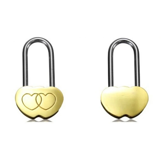 

10pcs Mini Heart Shape Copper Padlocks Couple gift Love lock Wedding Anniversary Valentine's Day decoration Couple lock