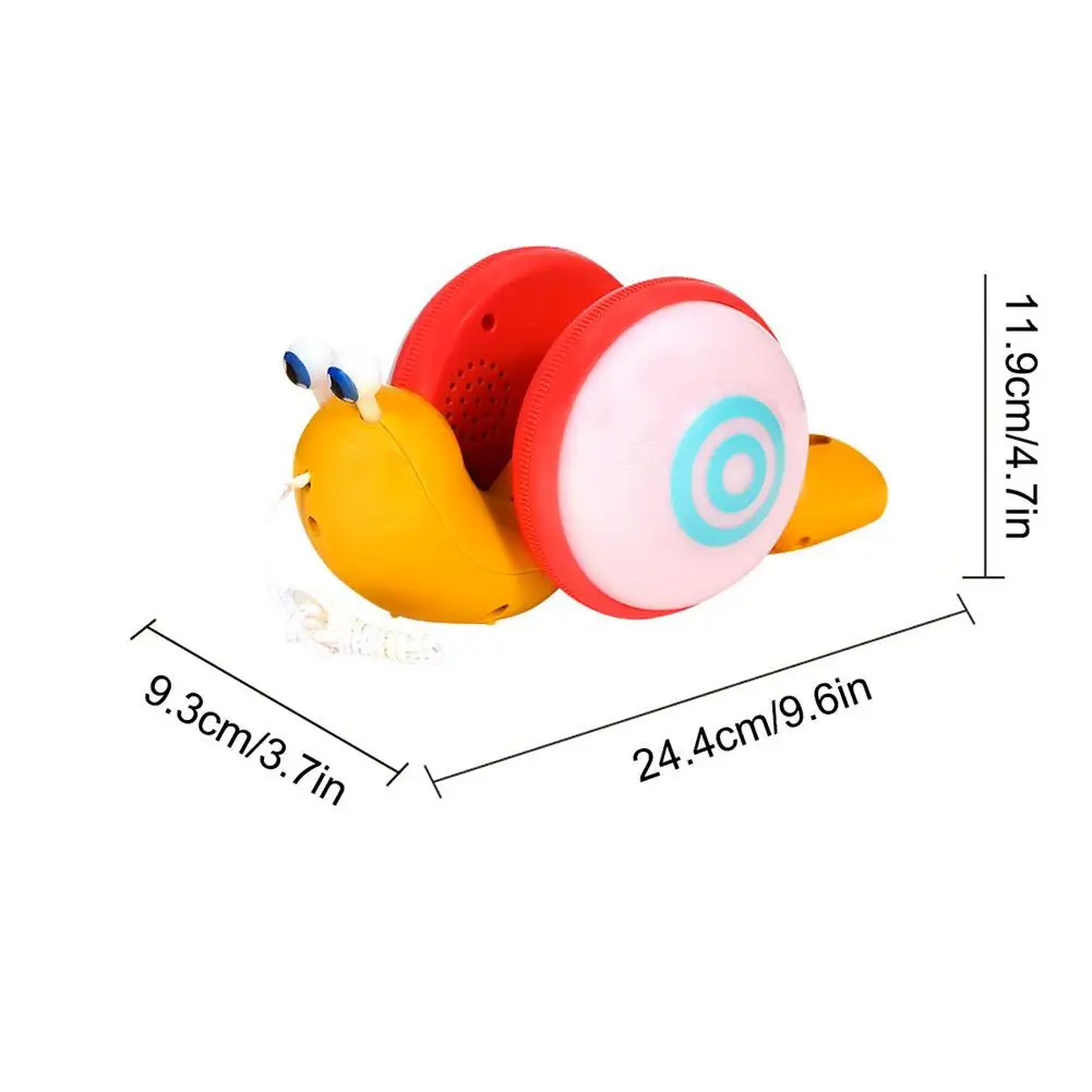 

Baby Cartoon Snail Car Pull Rope Toy Drag Vehicles Rattles Educational Plastic Pull Along Toy Baby Learn Walk Toy Gifts Dropship