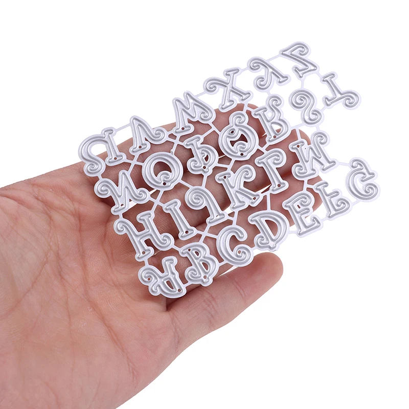 Буквы Алфавита украшения металлические стальные рамки Вырубные штампы DIY Скрап