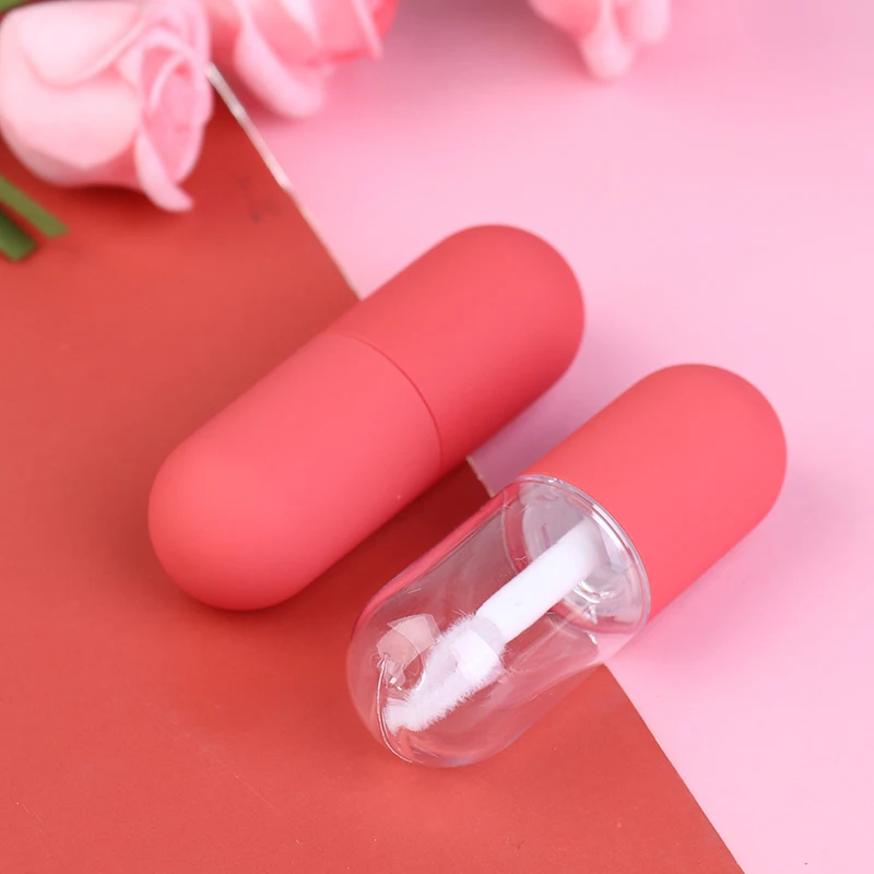 4 5 мл Пустые PE блеска для губ пластиковая мини проба косметический контейнер