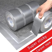 super sticky cloth duct tape carpet floor waterproof tapes high viscosity silvery grey adhesive tape diy home decoration50mete