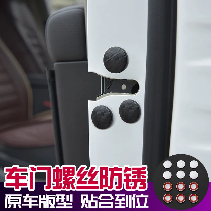 For Nissan Qashqai J11 T31 T32 X-trail Juke Murano Versa Sunny Sentra Teana Altima 12PCS Car Door Lock Screw Protector Cover | Автомобили
