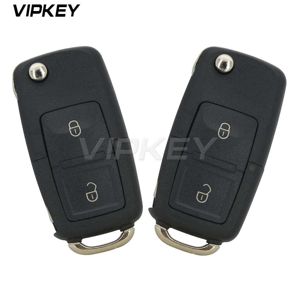 Remotekey 2 шт. кнопочный 1J0 959 753 N ID48 чип 433 МГц для VW Volkswagen Golf Lupo Passat Polo флип ключ