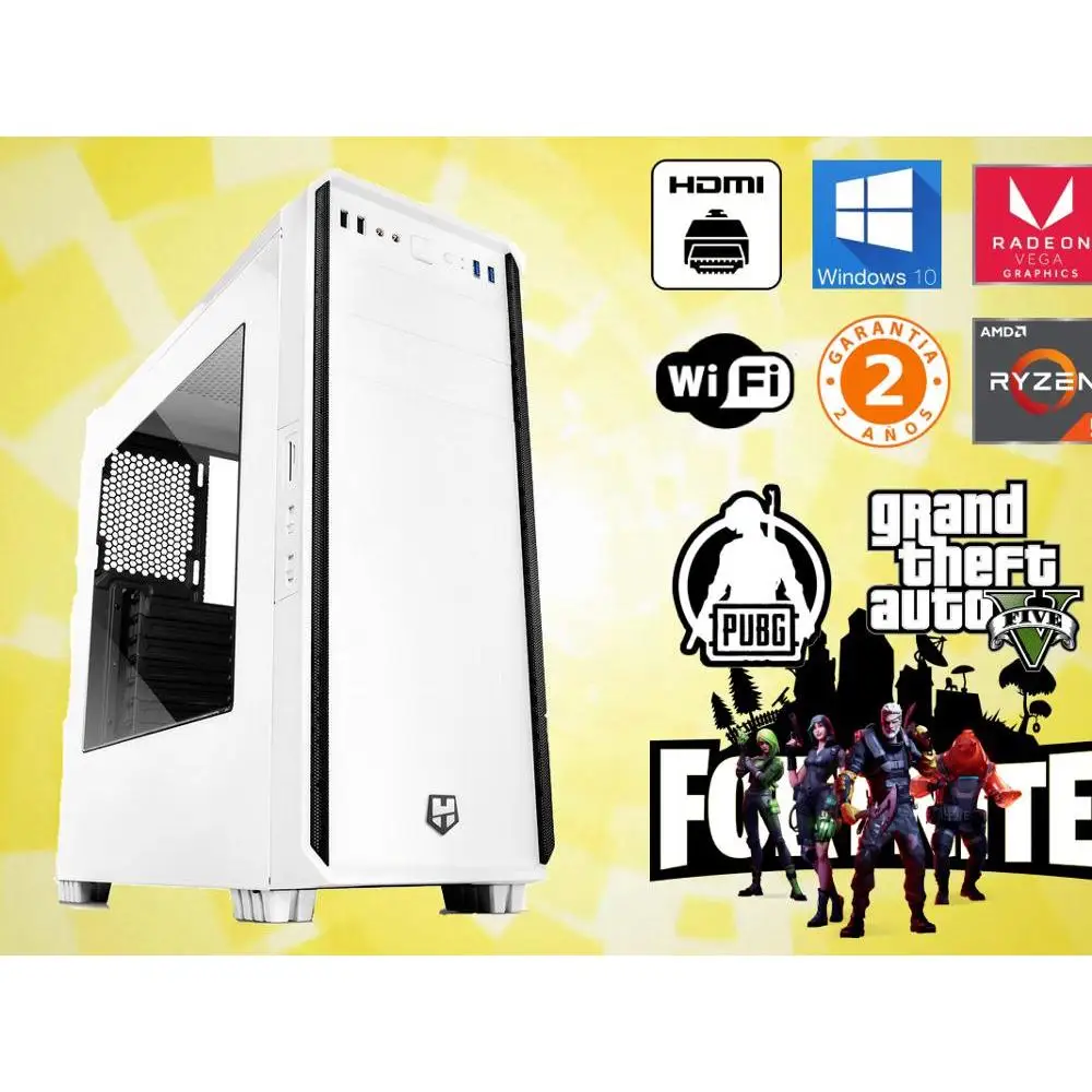  PC Gaming Ryzen 5 3400G 8 hard GB/16 GB RAM 500 GB/ТБ HDD 120/ 240 SSD GPU: RADEON RX VEGA 11 WINDOWS 10 2 года гарантии