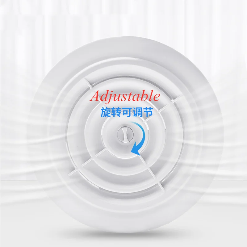 75 200 мм ABS вентиляционный гриль с регулируемым отверстием для стены вытяжка