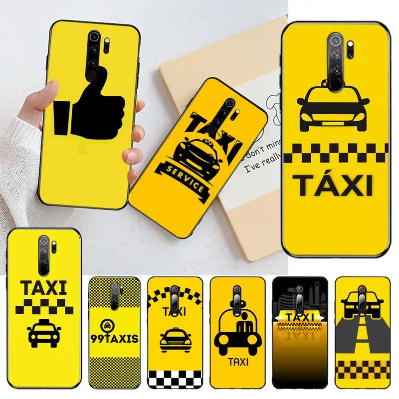 CUTEWANAN такси автомобиль DIY Роскошный чехол для телефона чехол-накладка Redmi Note 8 8A 7 6