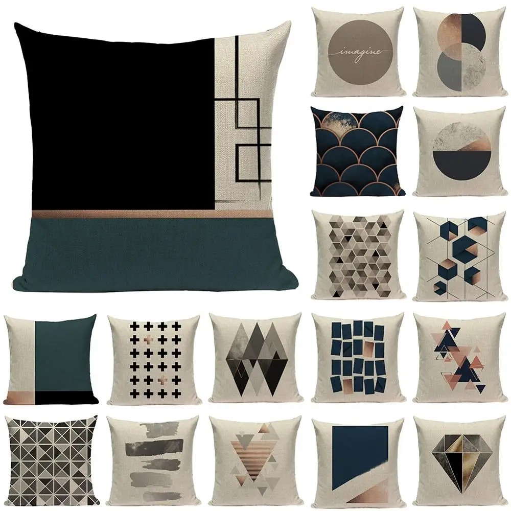 45x45 см домашний декор чехол для подушки дивана наволочка с геометрическим