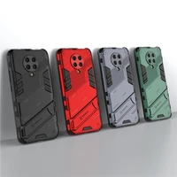 for xiaomi poco f2 pro case punk stlye phone holder rubber bumper armor case for poco f3 gt cover for xiaomi poco x3 pro x3 gt