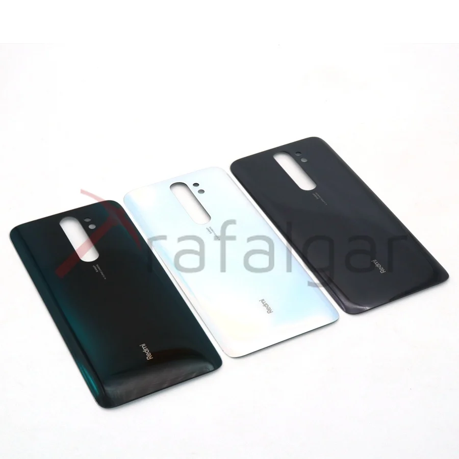 Задняя панель 8T для Xiaomi Redmi Note8 Note 8 Pro стеклянная крышка батарейного отсека задняя