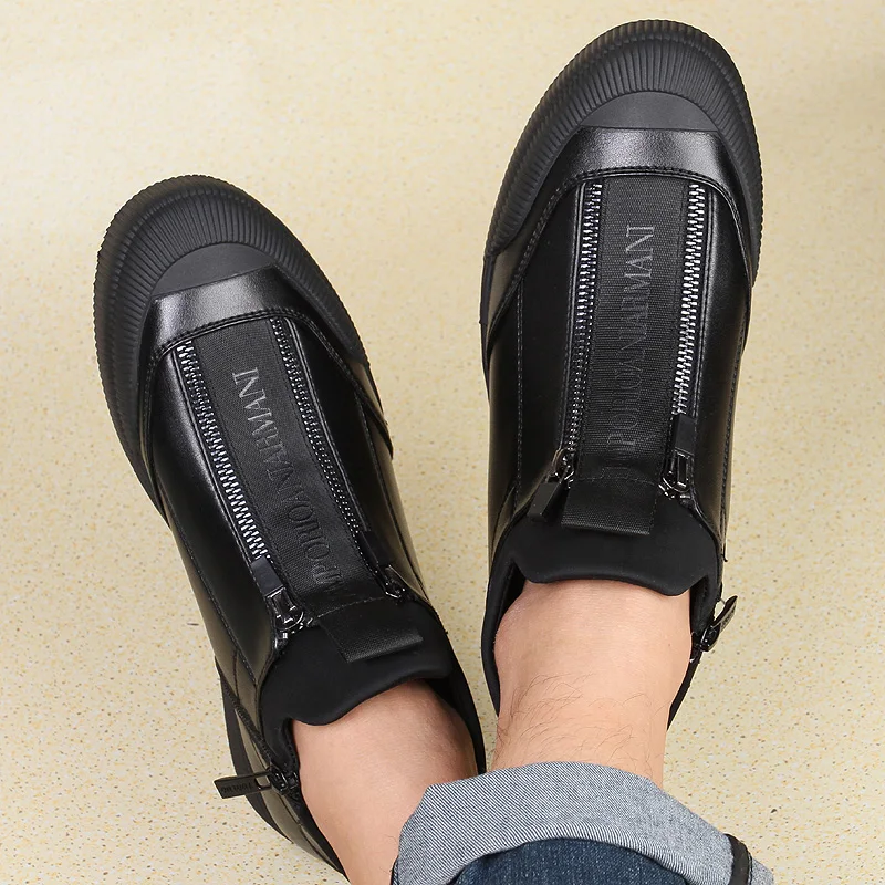 Кроссовки мужские с мехом и флисовой подкладкой роскошная Повседневная зимняя